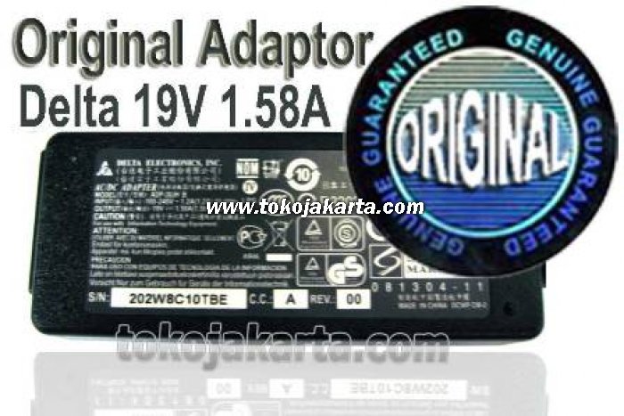 Original AC Adaptor Laptop ACER -- DELTA 19V 1.58A / 5.5*1.7mm termasuk kabel power (ADRD51))