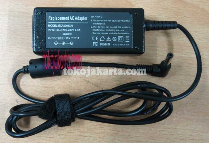 Replacement AC Adaptor Laptop AXIOO 19v 2.1A 40W / Axioo Pico M1110 Series Termasuk Kabel Power (ADPL10F)