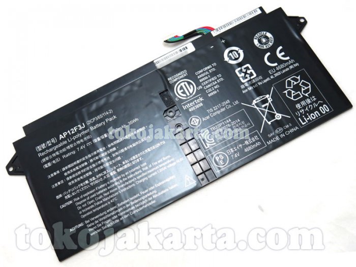 Original Baterai Laptop Acer Aspire S7 Ultrabook 13