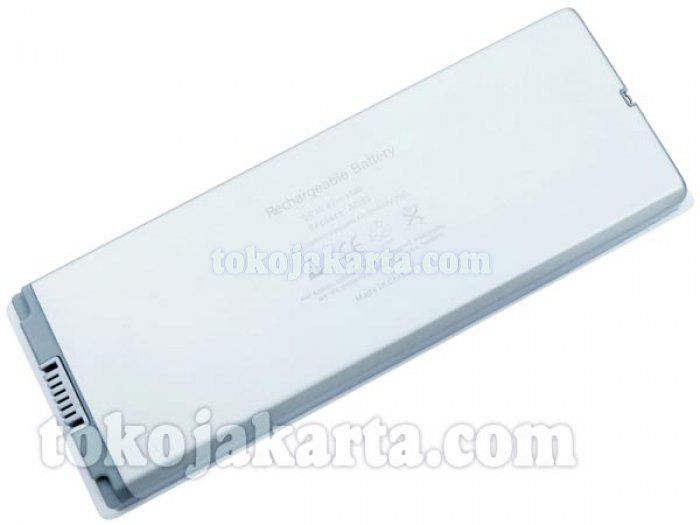 Replacement Baterai Apple Macbook 13 inch A1181, A1185, MA561, MA561FE/A, MA561G/A, MA561J/A, MA561LL/A, MA566, MA566, MA566FE/A, MA566G/A, MA566G/A, MA566J/A, MA566J/A (Silver - 55WH)