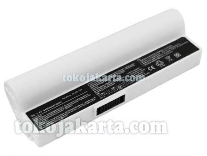 Replacement Baterai Laptop ASUS EEEPC 703, 900A, 900HA, 900HD series / AL22-703, AL23-703, SL22-900A, LL22-900A, EEEPC900A-WFBB01 (4400mAH - White)