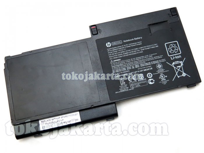 Original Baterai Laptop HP Elitebook 820 G1 (E7M81PA),  Elitebook 820-81PA Series/ SB03XL, 716726-1C1, 717378-001, HSTNN-I13C, HSTNN-IB4T (11.1V 46Wh/13305)