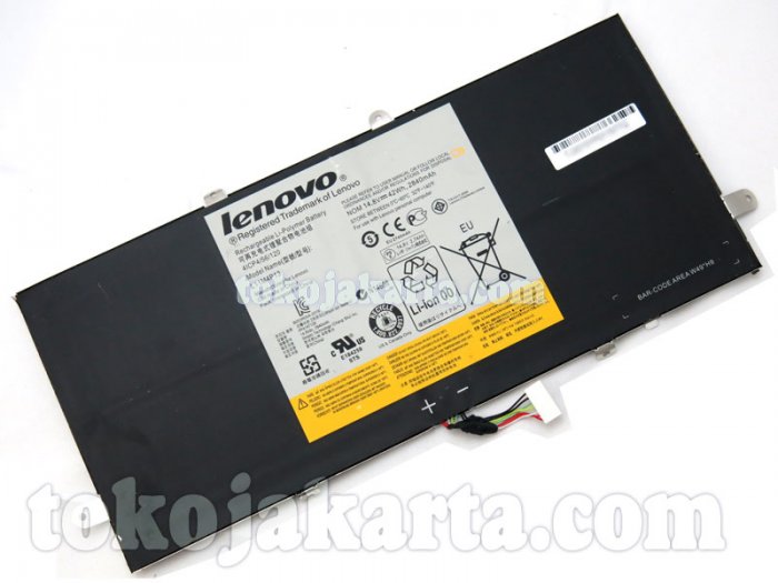 Original Baterai Laptop Lenovo IdeaPad YOGA 11 inch, YOGA 11s, YOGA 11-tth, 11s-ifi Series/ L11M4P13 (14.8v 42Wh/13195)