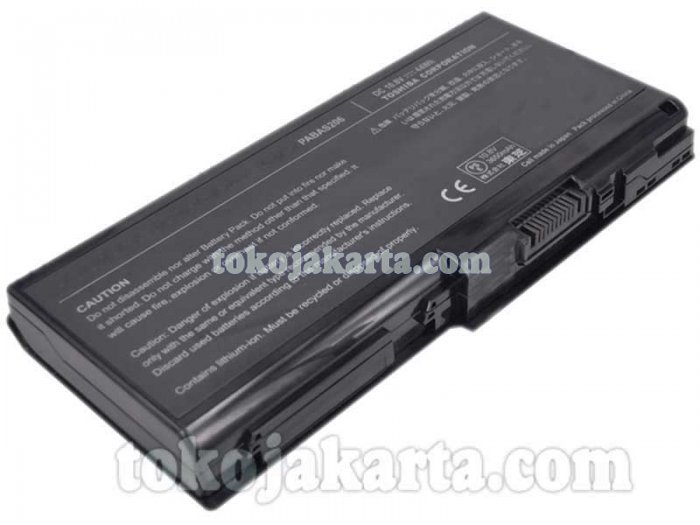 Replacement Baterai Laptop Toshiba Qosmio 90LW 97K 97L G60 G65 X500 X505 Series/ Satellite P500 P500D P505 Series/ PA3729U-1BAS, PA3729U-1BRS, PA3730U-1BAS, PA3730U-1BRS, PABAS206 (4400mAH - 10.8V) BLACK - 11850