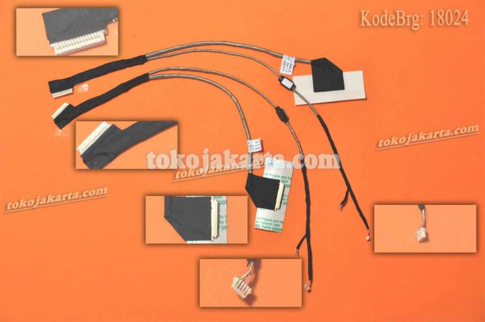 Kabel Flexible LCD Laptop Acer Aspire One D250 Series/ DC02000SB50 (KAV60 LCD CABLE - SMALL / 18024)