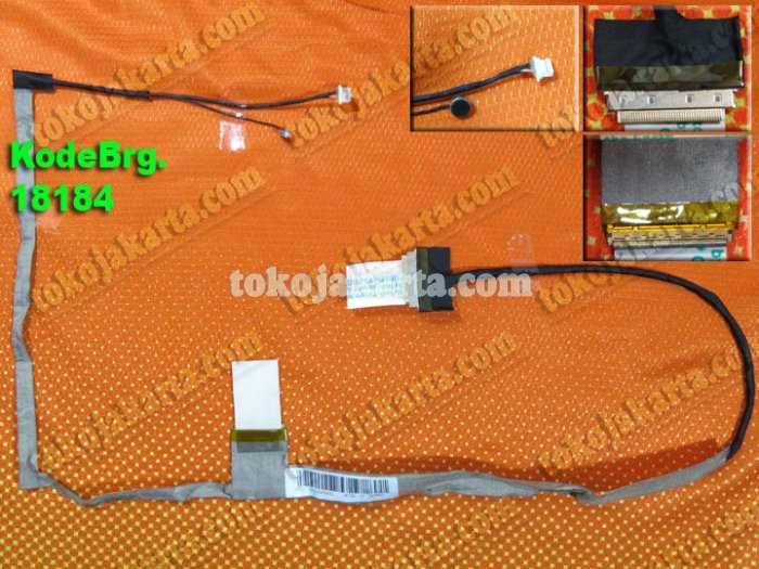 Kabel Flexible LCD Laptop Asus A40 A42 K42 K42J X42 Series / Laptop LVDS Cable 1422-00P9000 (18184)
