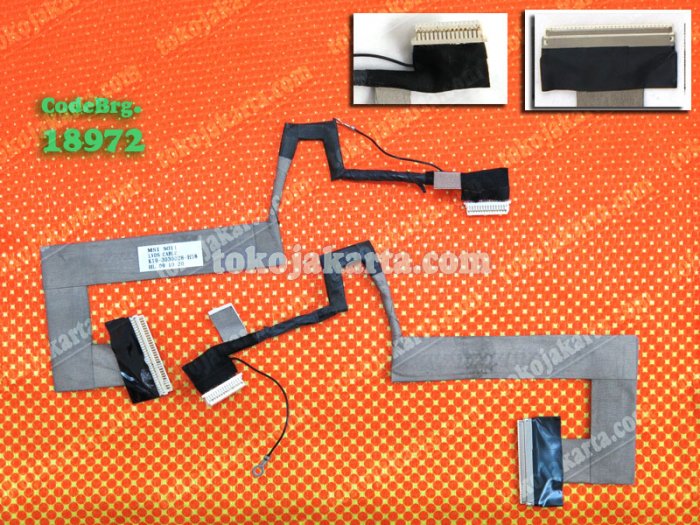 Kabel cable flexible LCD Laptop MSI Wind U90, U100, U110, U120 Series / K19-3030019-H58 (18972)