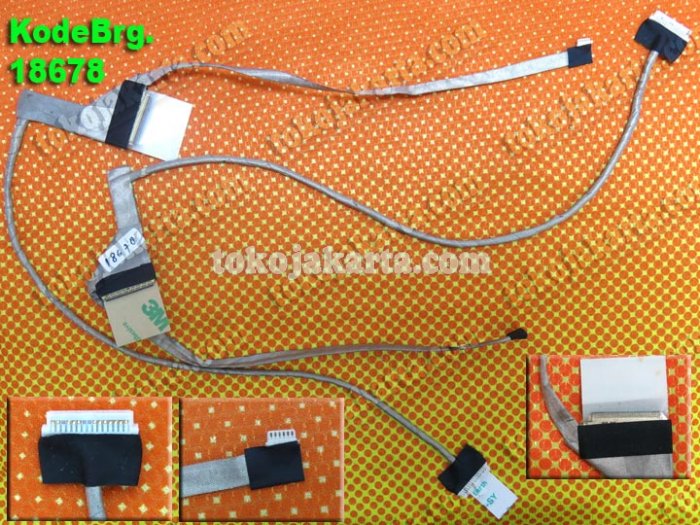 Kabel Flexible LCD Laptop Toshiba Satellite A660 A655 A655D LED 16.0 inch Series / Laptop LVDS Cable DC020012110 (18678)