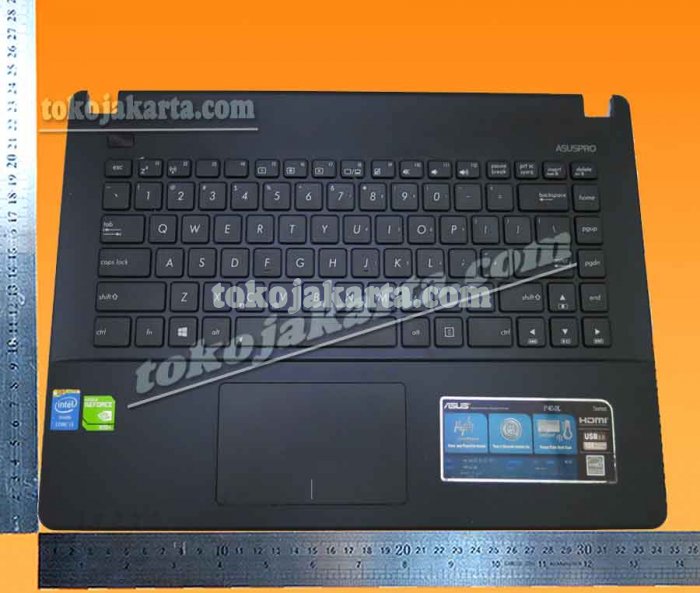 Keyboard Laptop Asus A450 A450C X450 X450C X450A X450V X450VB X450VC X450CC X450E Series/ AEXJAU00010, MP-11L93US-9202W, 0KNB0-4109US00, 15H950520525Q (Fullset Black Cover - Black Keyboard-15087N)