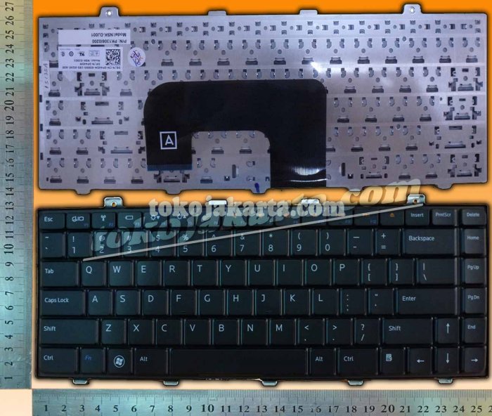 Keyboard Laptop DELL Studio 14Z, 1440, 1470, 15Z, 1570 Series / NSK-DJ11D, NSK-DJ101-1, PK1306I0100, N734M, N737M, NSK-DJ001 (Black)