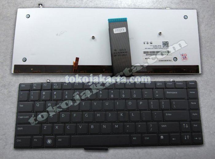 Keyboard Laptop Dell Studio XPS 13, 16, 1340, 1640 Series (Black Backlit)