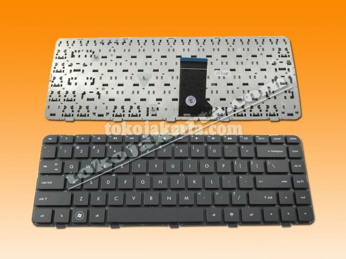 Keyboard Laptop HP Pavilion DM4-1000, DM4-1100, DM4-2000, DM4-2100, DV5-2000, DV5-2100, DV5-2200 Series / 625047-001, 624578-001, V115126CS1, 6037B0053501 (Black - US Version)