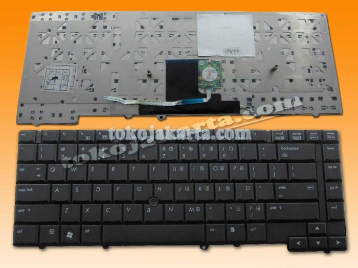 Keyboard Laptop HP 8530P, 8530W Series With Pointer / 495042-031 (Black)
