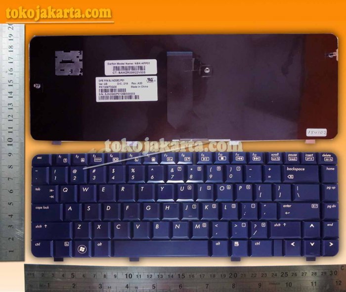 Keyboard Laptop HP COMPAQ Presario CQ35 CQ30 CQ36 / HP Compaq Pavilion DV3-1000, DV3-2000, DV3-2100, DV3-2200, DV3-2300 Series / MP-05583T066985, MP-05583US-6984, PK130T1A00 531774-001 , 538292-001(Dark Blue)