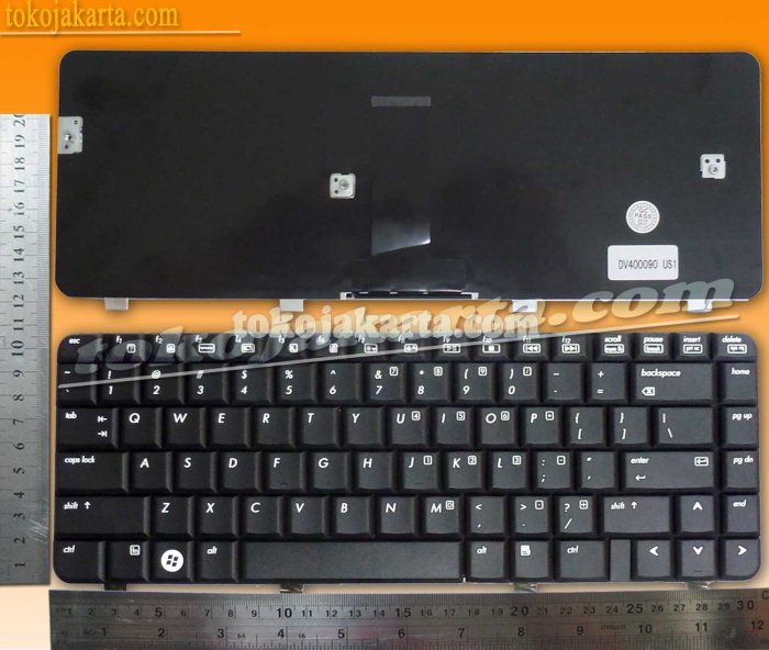 Keyboard Laptop Hp-Compaq Presario CQ40, CQ41, CQ45 Series / 486904-001, V061102CS1US, PK1303V0500, PK1303V0600, MP-05583US-6983 (Black)