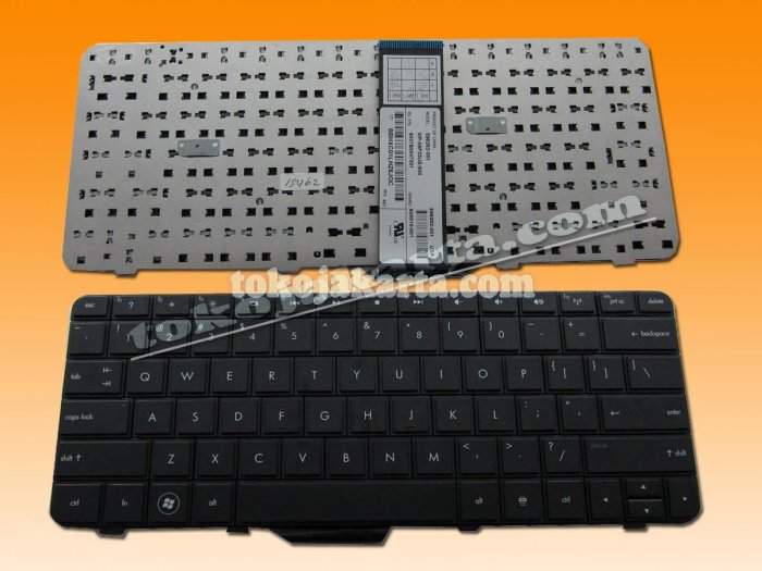 Keyboard Laptop HP Compaq Presario CQ32, HP G32 Series / MP-09P23US-930, 6037B0047201, 6037B0047301, 608018-001, 596262-001, V115026AS1 (Black-15462)