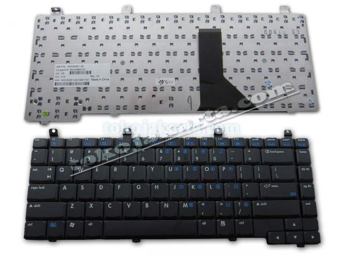 Keyboard Laptop HP Compaq Presario R3000, R3100, R3200, R3300, R34000, R4000, V2000, V2100, V2200, V2300, V2400, V2600,V5000,V5100,V5200 Series / HP Compaq M2000, M2100, M2200, M2300, HP Compaq Presario C502 C504 C507 C508 C300 series (Black)