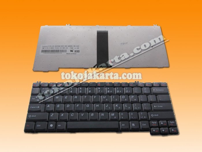 Keyboard Laptop IBM Lenovo 3000 N100, N200, C100, V100, V200 Series / 3000 G230, G400, G410, G420, G430, G450, G530 Series/ 25-007805, X08-US, V966246AS1-US (Black-15310)