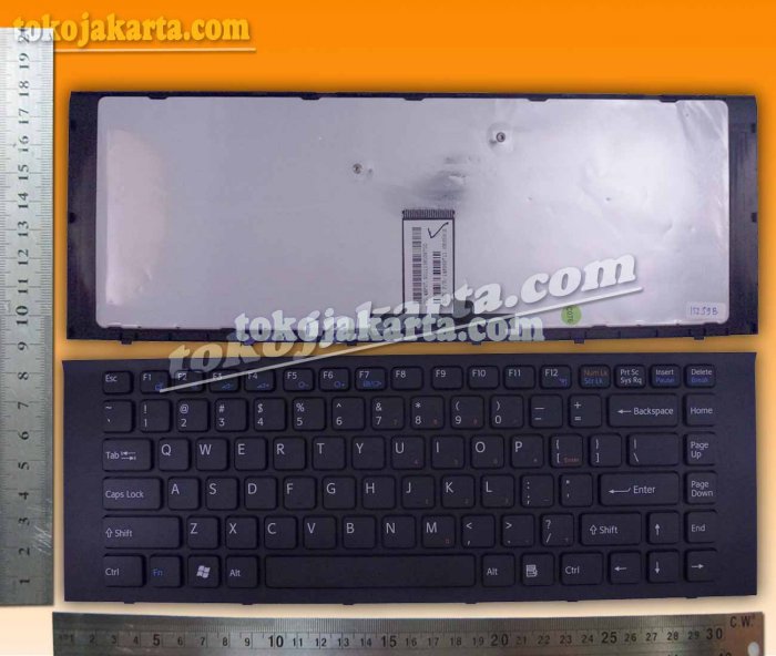 Keyboard Laptop Sony VPC-EG11FX, VPC-EG13EL, VPC-EG15, VPC-EG16FM, VPC-EG18 Series 1-489-702-11, 148970211, 9Z.N7ASW.101 (Black Frame Black)