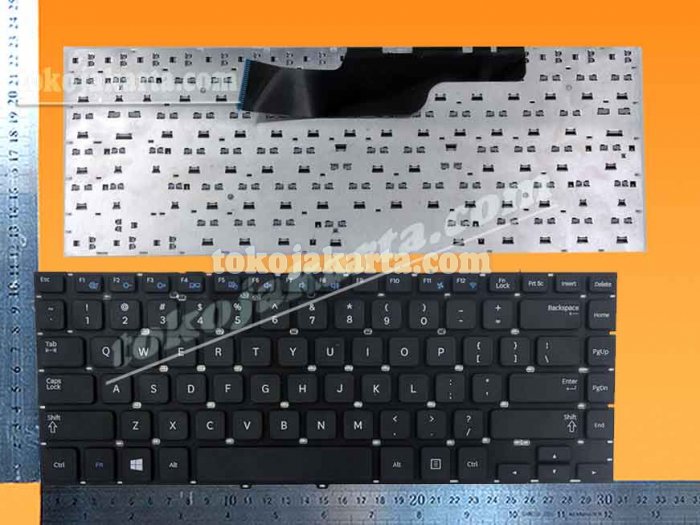 Keyboard Laptop Samsung NP350V4X NP355V4X Series / 9Z.N8YSN.00U, 9Z.N8YSN.101, 9Z.N8YSN.10U, BA59-03654P, V135360CK1 BR, 24X11 X02-1 (Black without Frame - 16101F)