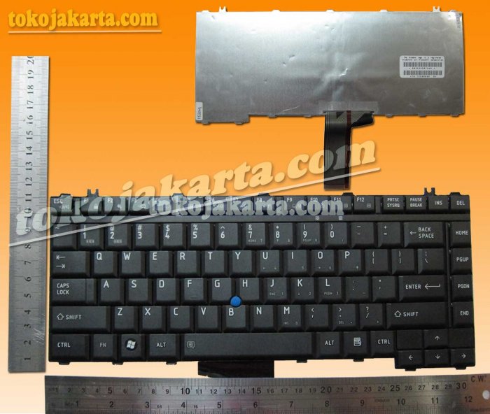 Keyboard Laptop Toshiba Satellite Pro S200, S300 / TECRA A9, M9 series / P000482730 (Black With Pointer)