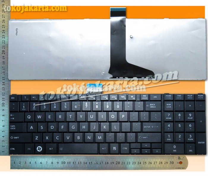 Keyboard laptop TOSHIBA Satellite C850 C850D C855 C855D L850 L850D L855 L855D Series/ MP-11B56GB-9301, 6037B0069805, 6037B0068102, 6037B0068209, V000271010, 9Z.N7TSV.001,  9Z.N7USV.01D, AER15U00310 (Black-15253)