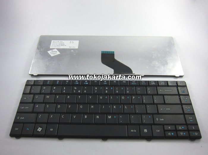 Keyboard Laptop ACER TravelMate 8371, 8471, 8571, 4740, 4740G, 4740Z, TM8371, TM8471, TM8571, TM4740, TM4740G, TM4740Z Series / NSK-AT01D, 9Z.N3L82.01D (Black)