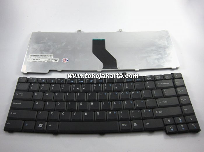 Keyboard Laptop Acer Extensa 4220, 4620, 4620Z 4630Z, 5120, 5210, 5220, 5420, 5610, 5620, 7120, 7220, 7420, 7620 Series/ KB.INT00.002, KBINT00002, MP-07A13U4-4421, 904H007H1D, 90.4H007.H1D, NSK-AGK1D, NSK-AGL1D, 9JN8882K1D,9J.N8882.K1D, 9JN8882L1D (Black)
