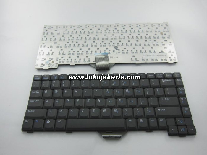 Keyboard Laptop Dell Inspiron 1200, 2000, 2100, 2200 Series / Dell Latitude 110L Series / V-0114DDAS1-US (Black)