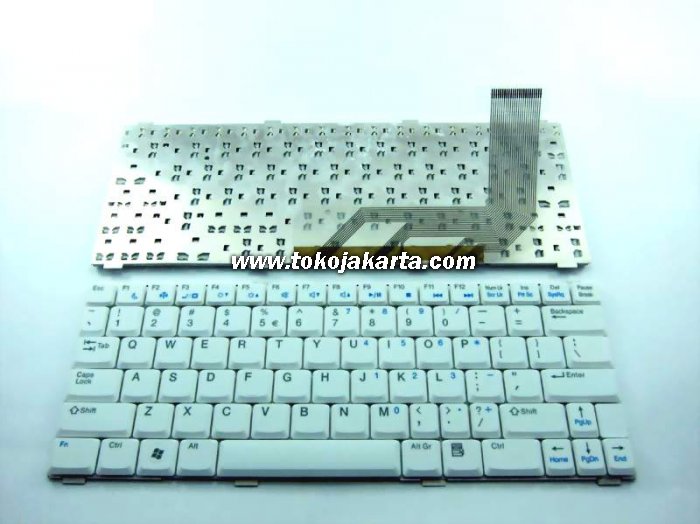 Keyboard Laptop Dell Vostro 1200 V022302BS1 Series (White)