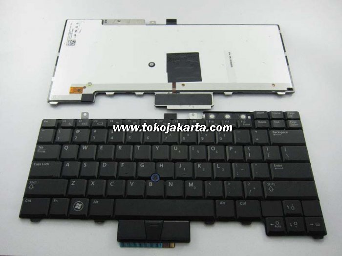 Keyboard Laptop Dell Latitude E5400, E5410, E5500, E5510, E5500, E6400, E6410, E6500, E6510 Series/ Precision M2400, M4400, M4500 Series (Black Backlit)