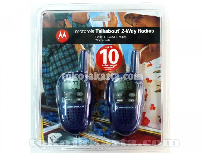 Motorola Talkabout Two-Way FV300 AAA FRS/GMRS Radios (Up to 10 Miles*)