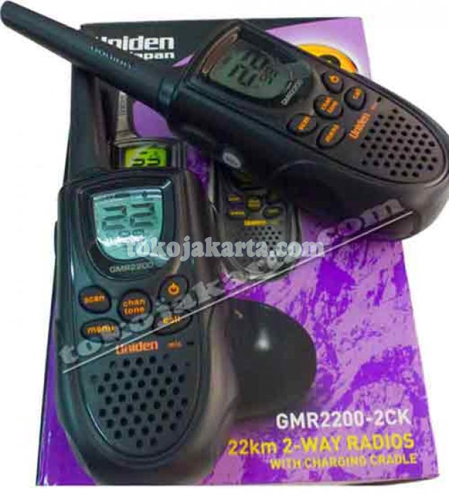 Uniden Walkie Talkie 2-Way Radios GMR2200-2CK / GMR-2200-2CK (Up to 22 Km*)