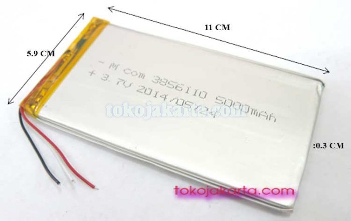 Baterai Tablet ADVAN E1-A, E1A Double Power 3.7v 5000mAH 12.25Wh (14821)