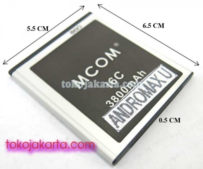 Baterai Tablet ANDROMAX U Double Power 3.7v 3800mAH 12.25Wh (14883)