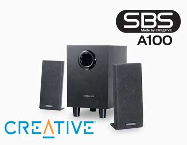 Creative SBS A100/ SBS-A-100 Speaker 2.1