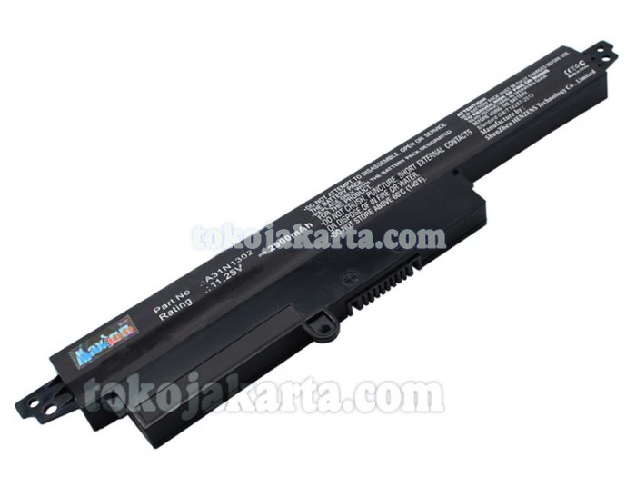 Replacement Baterai Laptop ASUS Vivobook X200 X200CA X200MA F200CA A31N1302, 0B110-00240000M (11.25V - 2200mAh /12290 )
