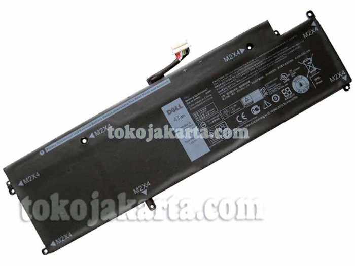 Original Baterai Laptop Dell Latitude 13 7370 Series/ P63NY N3KPR 0N3KPR 04H34M 4H34M XCNR3 (43WH-13406)