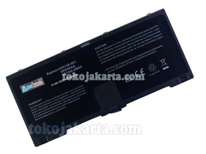 Replacement Baterai Laptop HP Probook 5330m Series/ FN04, HSTNN-DB0H, 635146-001, QK648AA (39Ah /11481)