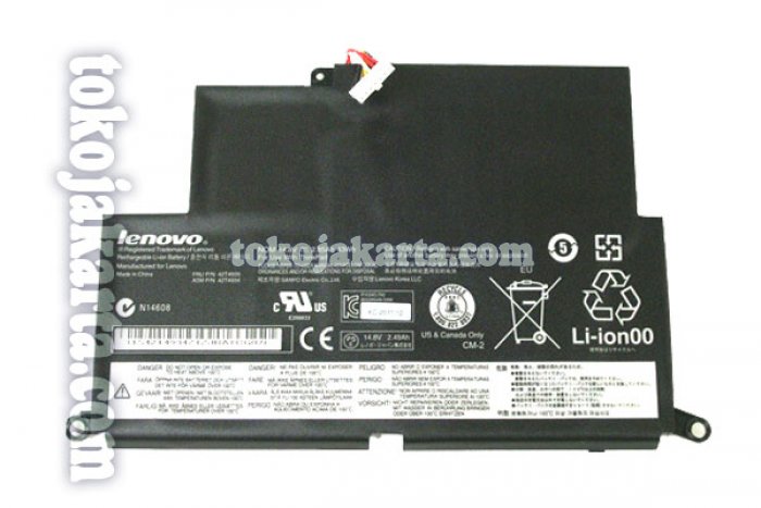 Original Baterai Laptop Lenovo ThinkPad Edge E220s, E420s S220 5038-3JA Series / 42T4932, 42T4933, 42T4934, 42T4935 (14.8V -44WH)