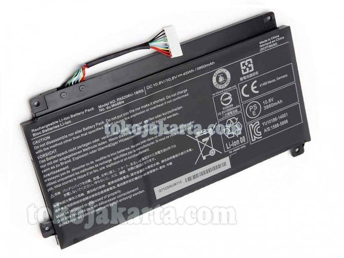 Replacement Baterai Laptop Toshiba E45W, E45W-C4200, P55W Series/ Chromebook CB35, CB35-B3330 Series/ PA5208U-1BRS (4160mAh-11855)