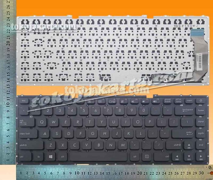 Keyboard Laptop Asus X441, X441S, X441SA, X441SC, X441U, X441UA, A441, A441U, A441UV, A441UA, A441S, A441SC, A441SA Series/ 0KNB0-4137US00, CQ73076X5, GCR31701, 852-43579-00A, SN8551 US (Black Without Frame-15087W)