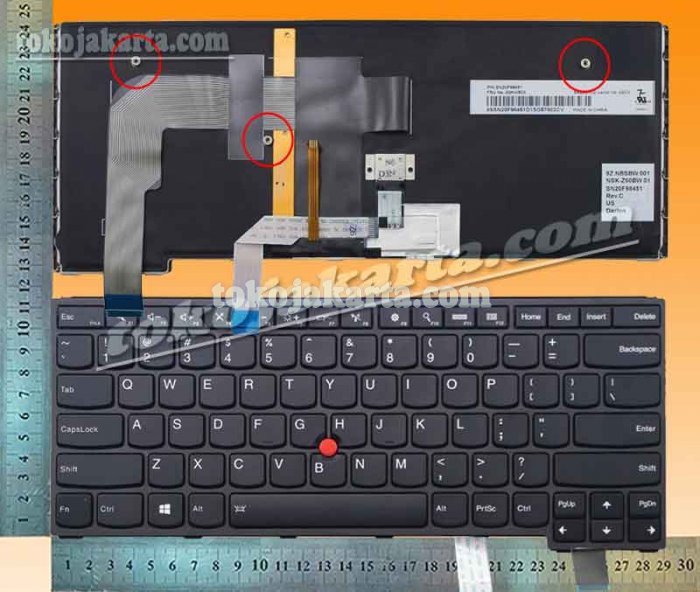 Keyboard Laptop IBM Lenovo Thinkpad S3 / Lenovo Yoga 14 Series/ 9Z.NBSBW.201, NSK-Z62BW 01, SN20J35661, 00UR237, 4B+NBS04.001, ZG0BW C02 With Backlit and Point Stick (Black Frame Black-15397)