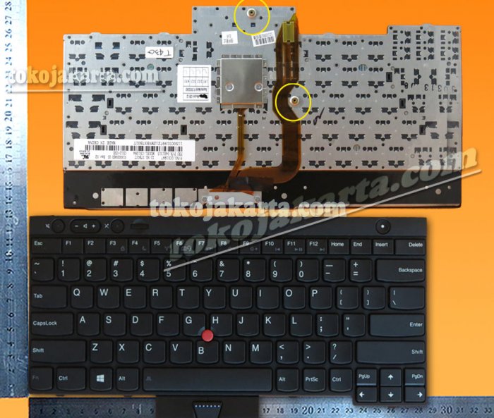 Keyboard Laptop IBM Lenovo Thinkpad T430 T430i T430s T530 T530i, X230 X230s X130e W530 Series/ 04X1315, 4X1345, 0C01997, 3AS0KH, 37BOUT, V130020AS3 CS1284 CS12-USE (Black-15361)
