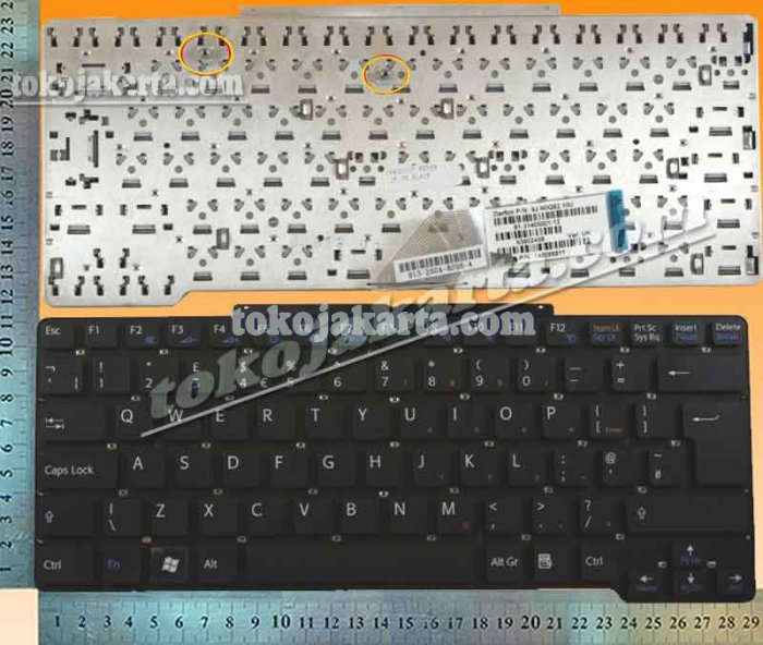 Keyboard Laptop Sony Vaio VGN-SR VGN-SR129 VGN-SR130 VGN-SR140 VGN-SR165 VGN-SR190 VGN-SR210 VGN-SR220 VGN-SR240 VGN-SR250 VGN-SR260 VGN-SR280 VGN-SR290 Series / 9J.N0Q82.10U, 81-31405001-12, 92832595, 148088811, HM3A.N0Q01.041 (Black Without Frame - BIG