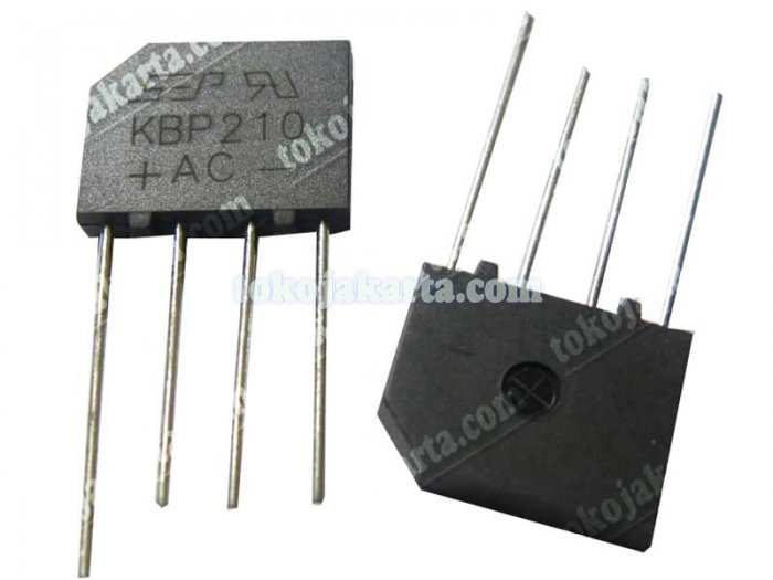 KBP210 KBP-210 1000V 2A 1.1 V Single Phases Diode Rectifier Bridge Single 4pin (85210)
