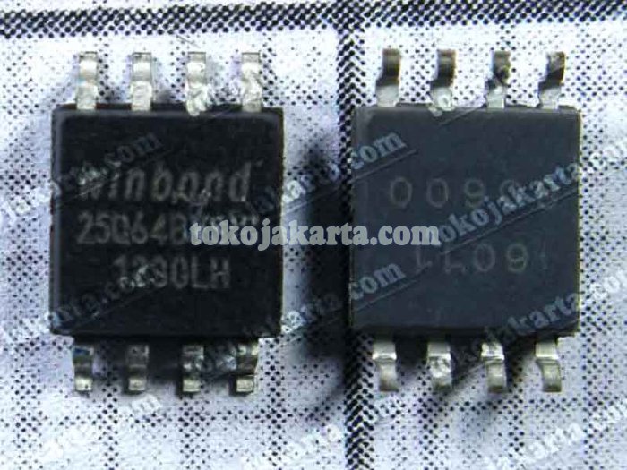 IC BIOS 8MB WINBOND 25Q64BVSIG, 25Q64BVSIG, 64MBit SPI Flash, 8Mb, SOIC-8 (75708)