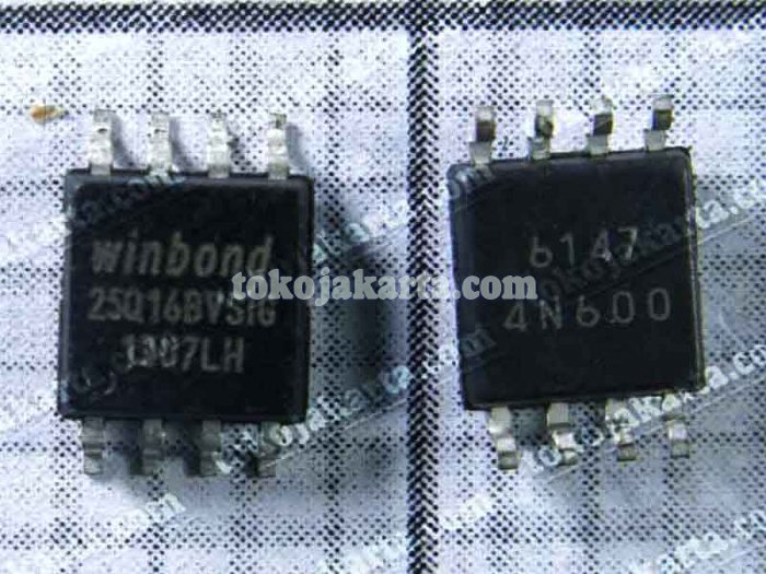 IC BIOS 2MB WINBOND 25Q16BVSIG, 25Q16BVSIG, 16MBit SPI Flash, 2Mb, SOIC-8 (75702)