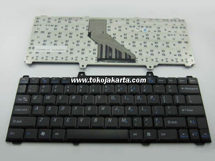 Keyboard Laptop Dell Inspiron 700m, 710m Series / V-0223BIBS1-US, V0223BIBS1-US (Black)