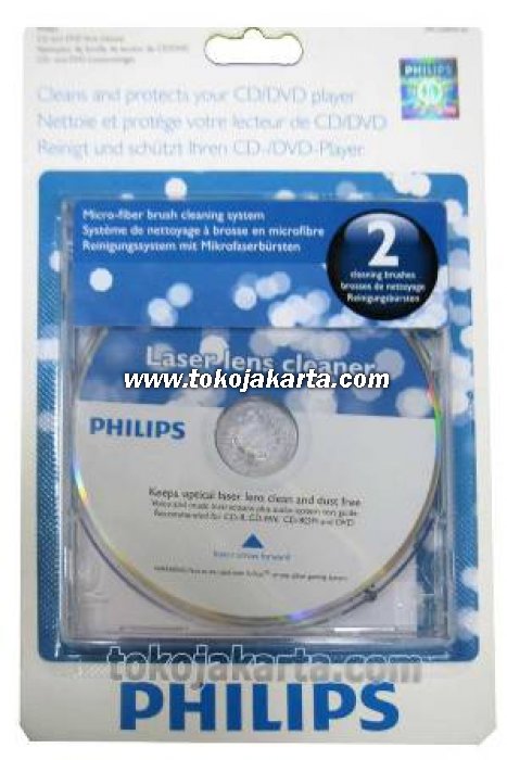PHILIPS CD-DVD Lens Cleaner for PC - Laptop - CD-ROM/RW - DVD-ROM/RW